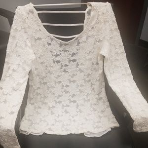 Long Sleeve Lace Top